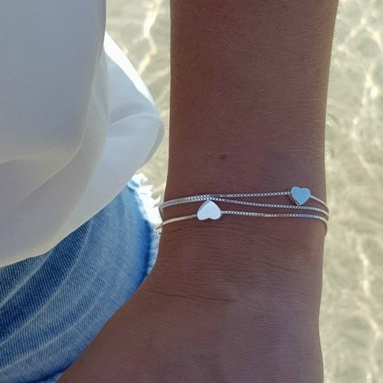 My Unique Style Floating Hearts armband