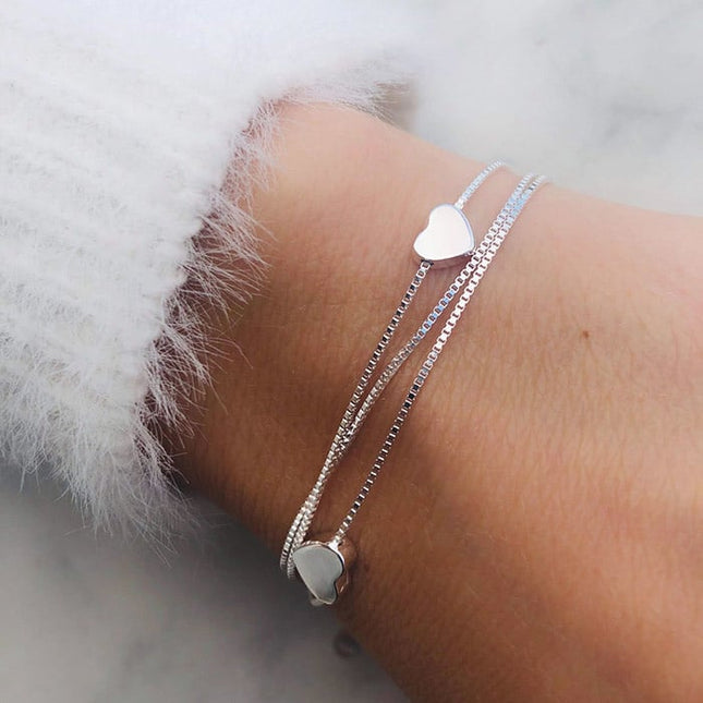 My Unique Style Floating Hearts armband