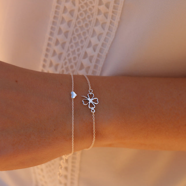 My Unique Style Giftbox hartjes armband - 925 zilver