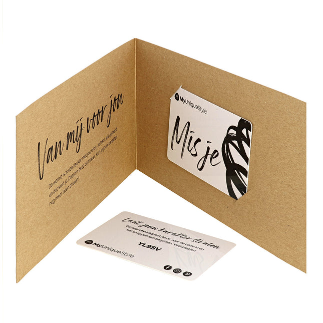 My Unique Style Giftcard "Mis je"
