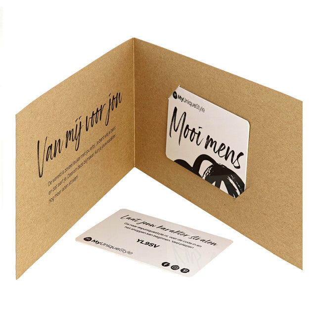 My Unique Style Giftcard "Mooi mens"