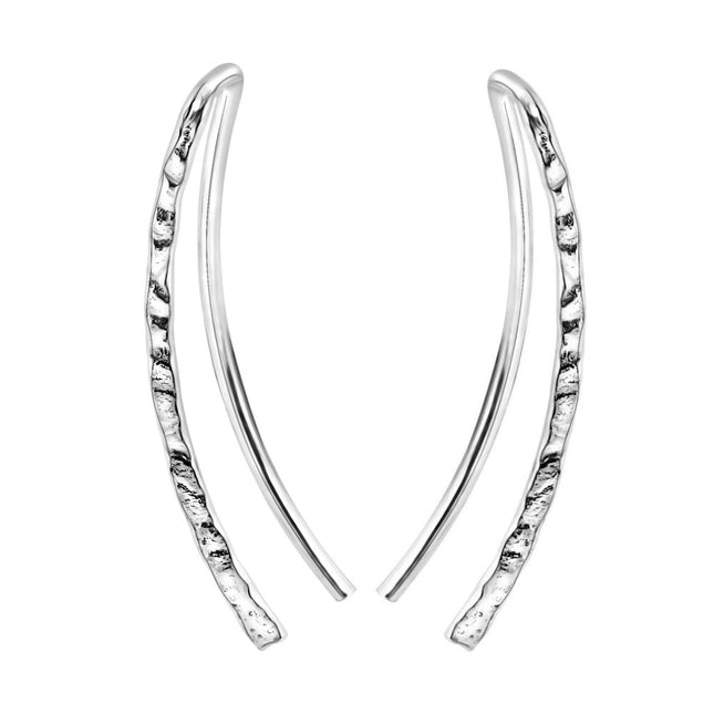 My Unique Style Hammered Earclimbers - 925 zilver