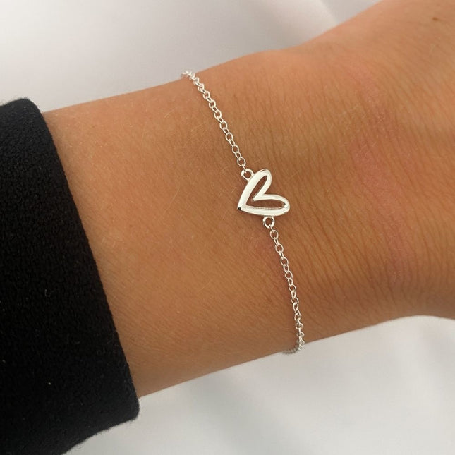 My Unique Style Hart armband - 925 zilver