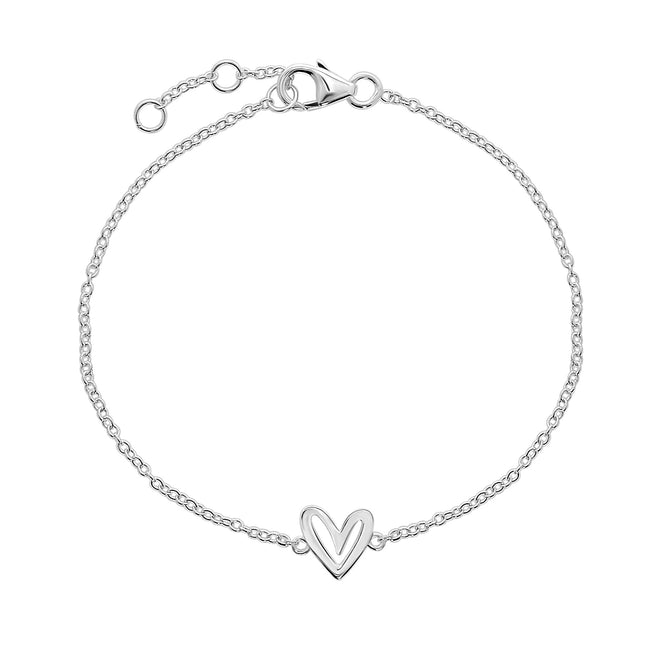 My Unique Style Hart armband - 925 zilver