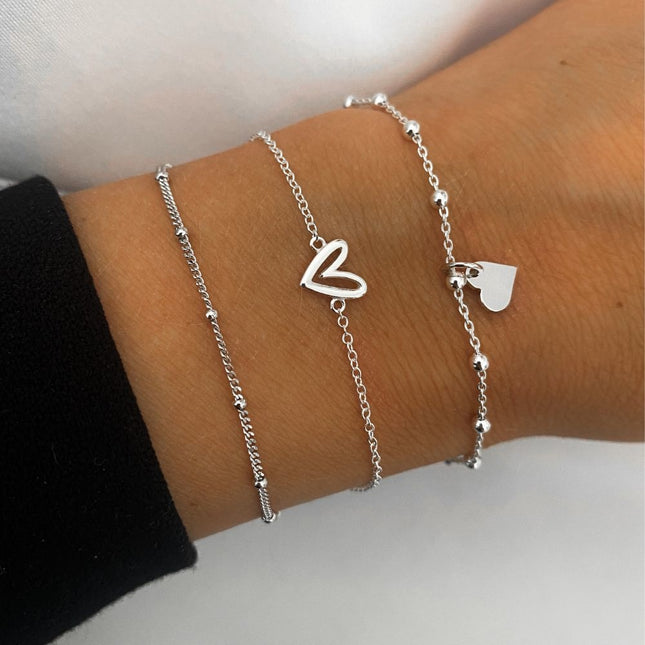 My Unique Style Hart armband - 925 zilver