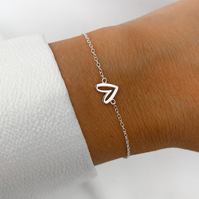 My Unique Style Hart armband - 925 zilver