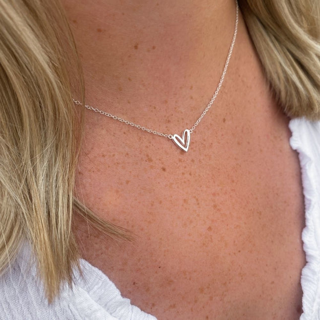 My Unique Style Hart ketting - 925 zilver