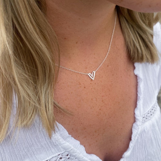 My Unique Style Hart ketting - 925 zilver