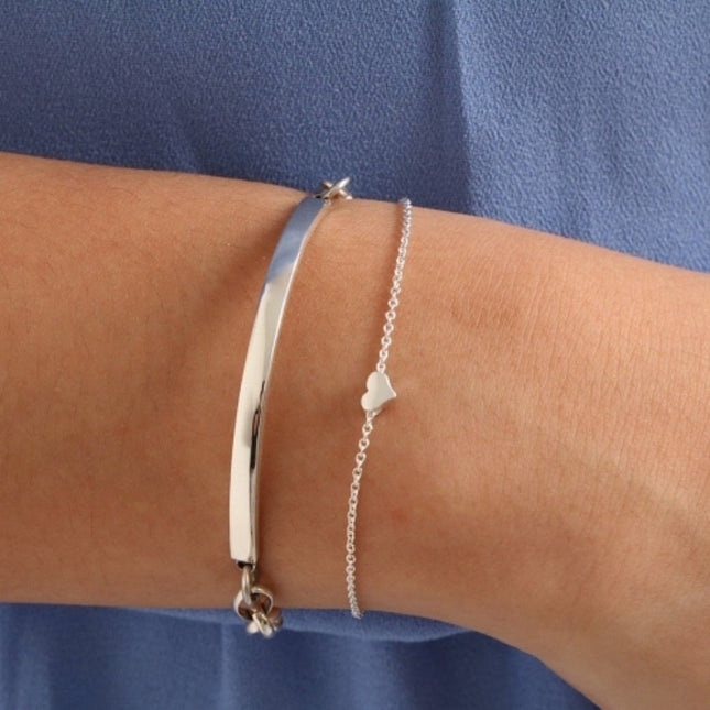 My Unique Style Hartjes armband - 925 zilver