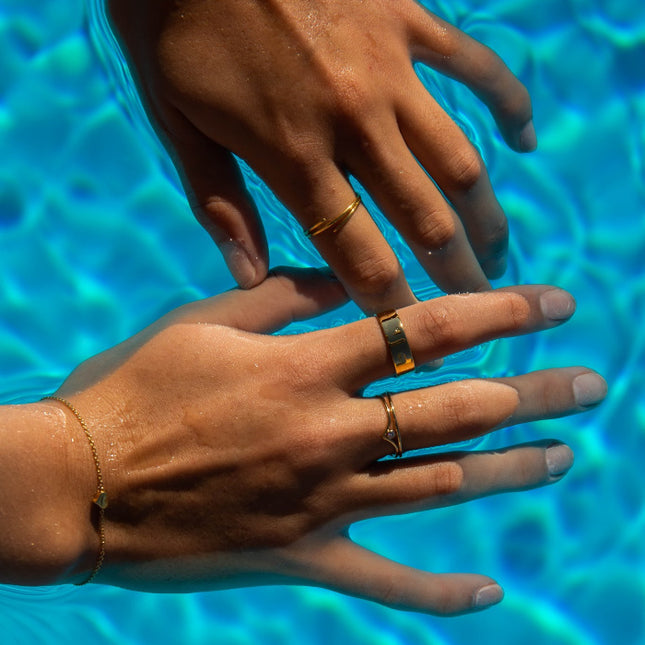 My Unique Style Hartjes Armband - gold plated