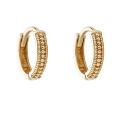 My Unique Style Hugging hoops Aliah 9mm - goldplated