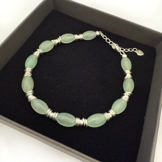 My Unique Style Juna Aventurine armband – 925 zilver