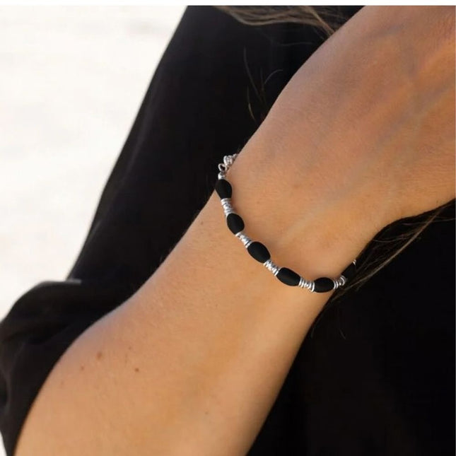 My Unique Style Juna Onyx armband - 925 zilver