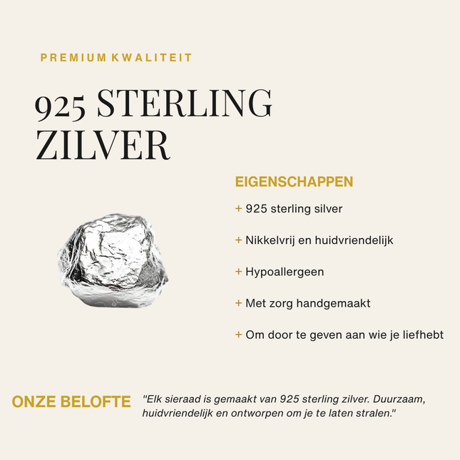 My Unique Style Ketting Aquamarijn - 925 zilver