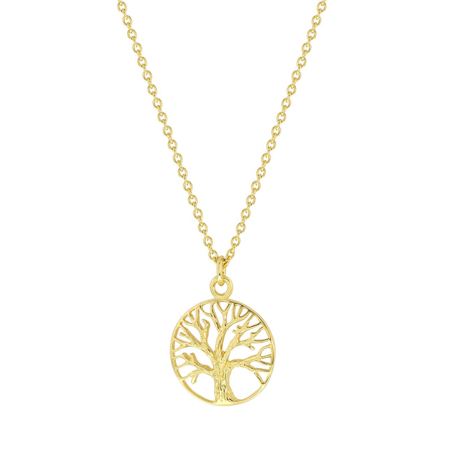 My Unique Style Ketting Family tree of life - goldplated