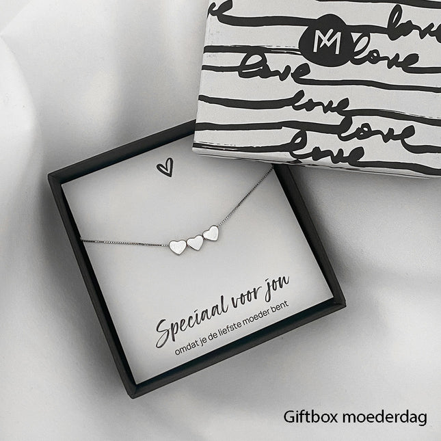 My Unique Style Ketting little hearts - 925 zilver