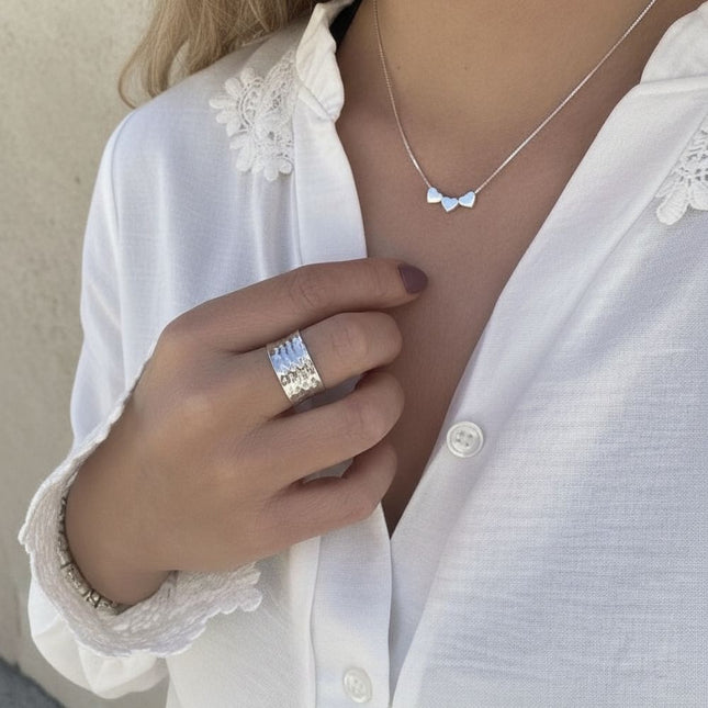 My Unique Style Ketting little hearts - 925 zilver