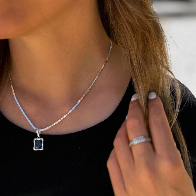 My Unique Style Ketting Onyx Soul - 925 zilver