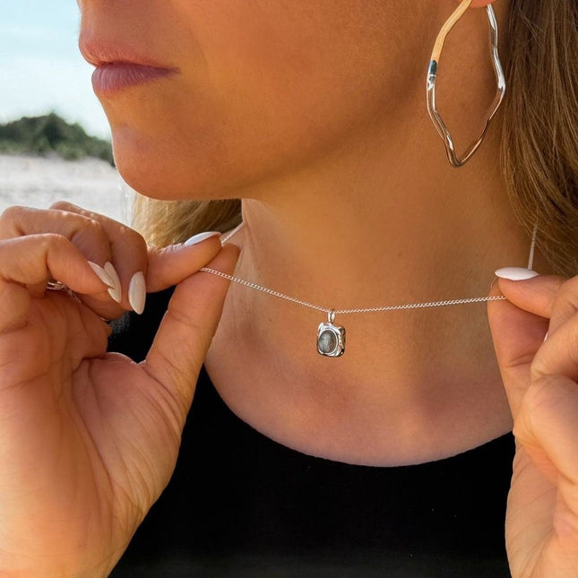 My Unique Style Labradorite ketting Ziva - 925 zilver