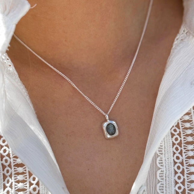 My Unique Style Labradorite ketting Ziva - 925 zilver