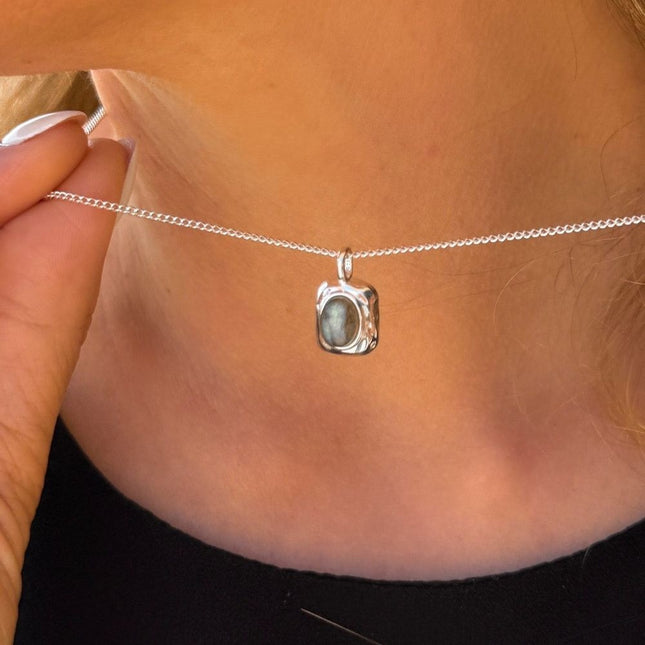 My Unique Style Labradorite ketting Ziva - 925 zilver