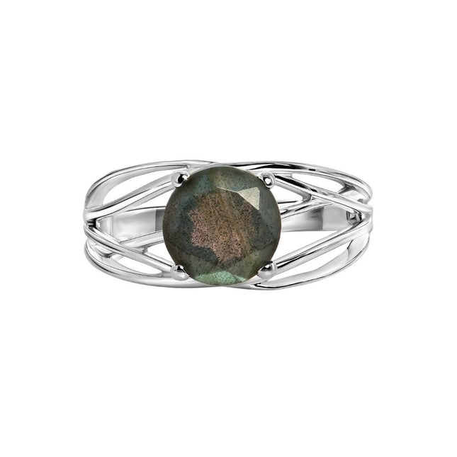 My Unique Style Labradorite ring Mila - 925 zilver