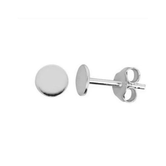 My Unique Style Little disc studs - 925 zilver