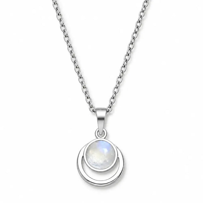 My Unique Style Lunara Moonstone ketting- 925 zilver