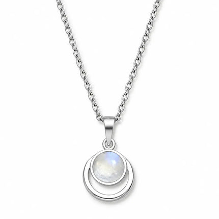 My Unique Style Lunara Moonstone ketting- 925 zilver