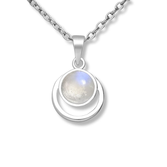 My Unique Style Lunara Moonstone ketting- 925 zilver