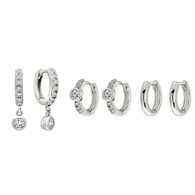 My Unique Style Luxe Zilveren Oorbellenset – 925 Zilver