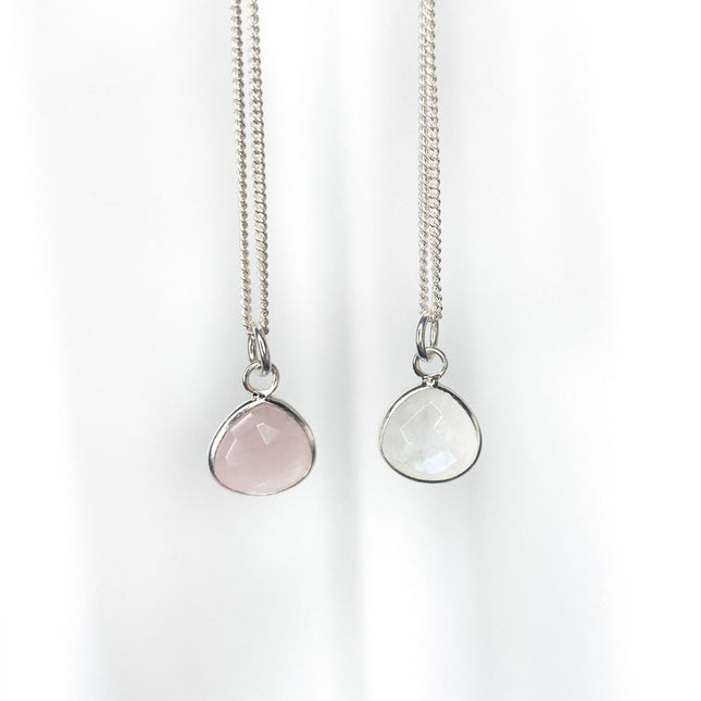 My Unique Style Maansteen ketting - 925 zilver
