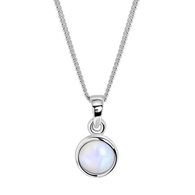 My Unique Style Maansteen ketting Noor - 925 zilver