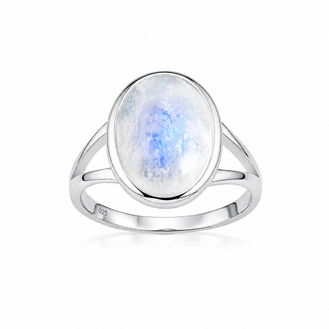 My Unique Style Maansteen ring Bonita - 925 zilver