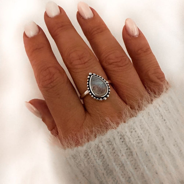 My Unique Style Maansteen ring Ilena - 925 zilver