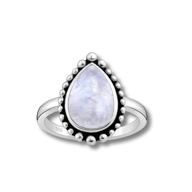 My Unique Style Maansteen ring Ilena - 925 zilver
