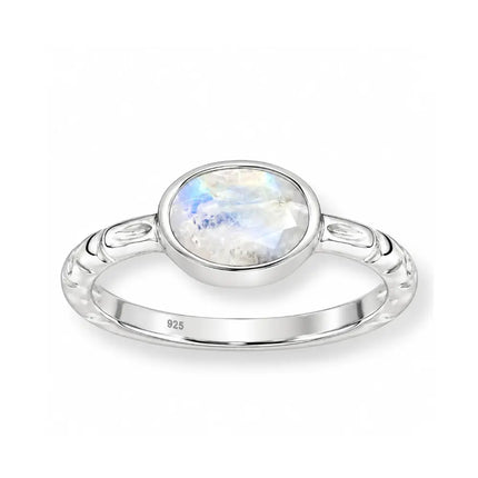 My Unique Style Maansteen ring Noé - 925 zilver