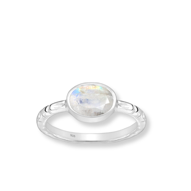 My Unique Style Maansteen ring Noé - 925 zilver