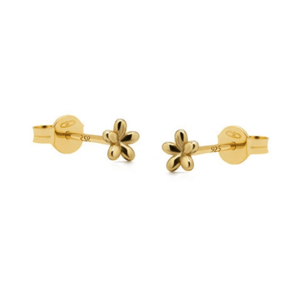 My Unique Style Mini bloem oorknopjes - goldplated