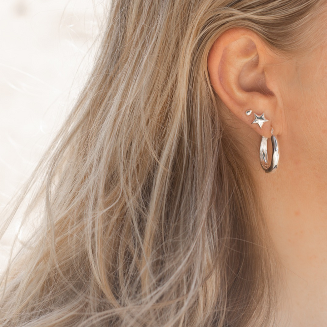 My Unique Style Mini drop studs - 925 zilver