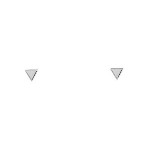 My Unique Style Mini triangle oorknopjes - 925 zilver