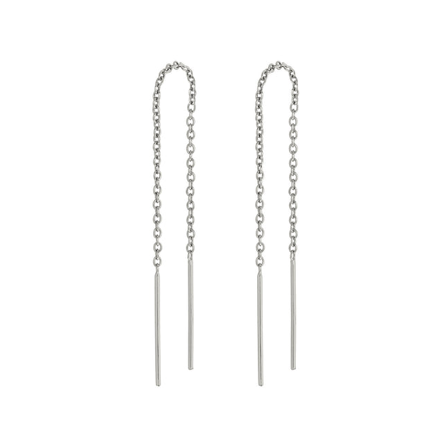 My Unique Style Minimal threader bar earrings