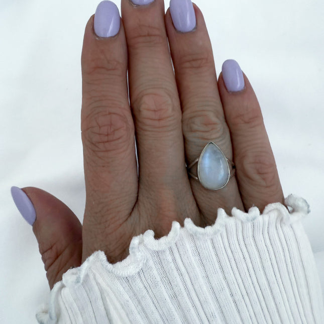 My Unique Style Moonlight Drop ring - 925 zilver