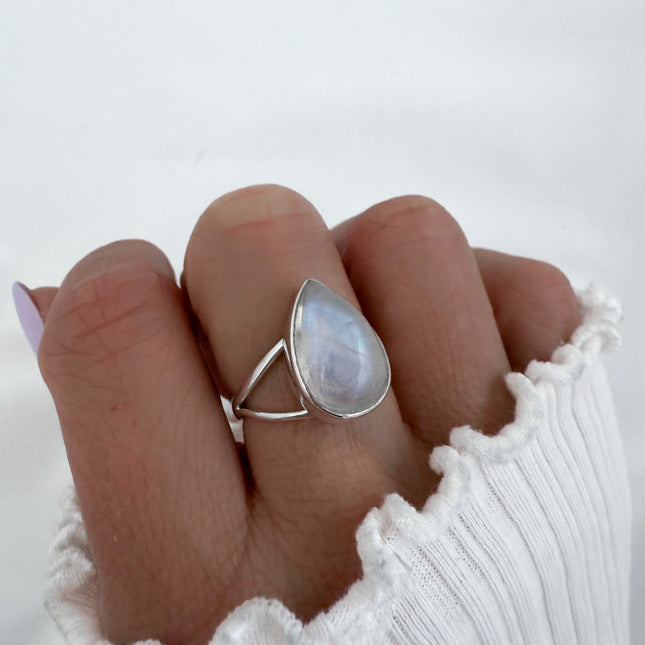 My Unique Style Moonlight Drop ring - 925 zilver
