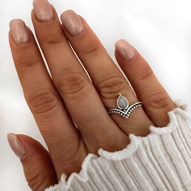 My Unique Style Moonstone ring Kaida - 925 zilver
