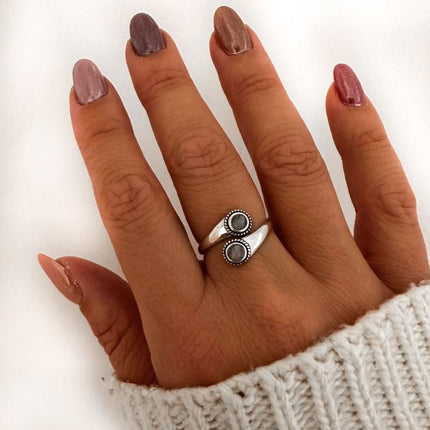My Unique Style Moonstone ring Zeli - 925 zilver