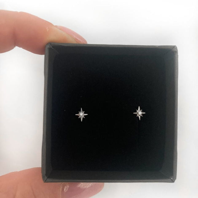 My Unique Style Morningstar oorknopjes - 925 zilver