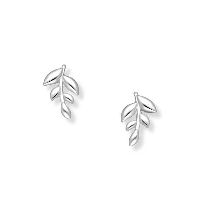 My Unique Style Olive Leaf studs - 925 zilver