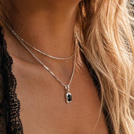 My Unique Style Onyx Beauty Ketting - 925 zilver