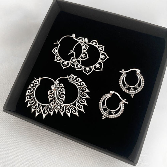 My Unique Style Oorhangers Lotus flower - 925 zilver